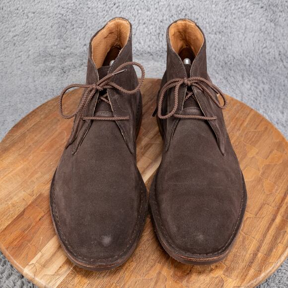 TRASK Brady Brown Suede Men’s Chukka Boot Size 11 M Excellent Condition - Picture 2 of 10